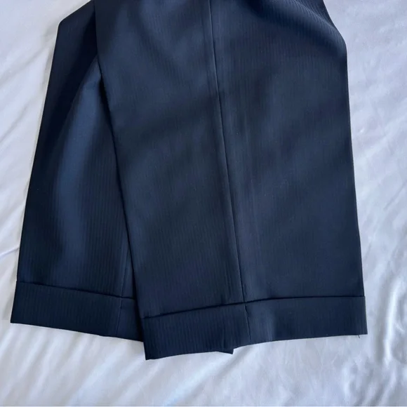 Canali 2 Piece Black Italian Suit Pure Wool